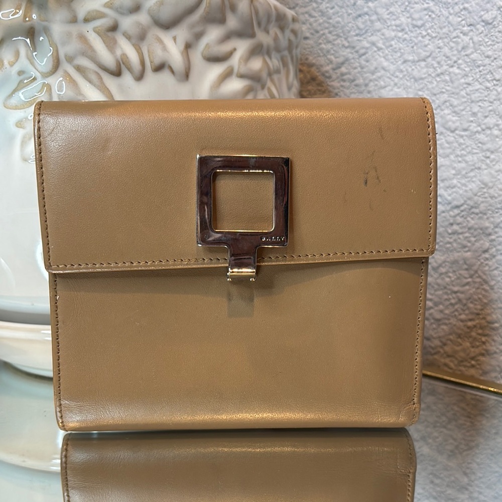 Bally Tan Leather wallet Vintage